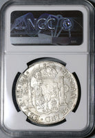 1819-Mo NGC MS 61 Mexico Silver 8 Reales Spain Colonial Silver Coin (20061201D)