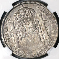1819-Zs NGC VF 35 Mexico 8 Reales War Independence Zacatecas Mint Coin (23012502C)