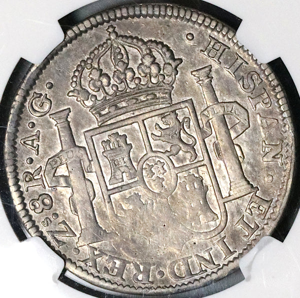1819-Zs NGC VF 35 Mexico 8 Reales War Independence Zacatecas Mint