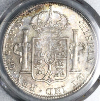 1821-Ga PCGS AU 58 Mexico 8 Reales War Spain Guadalajara Mint Silver Coin POP 1/1 (21091201D)