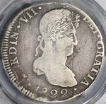 1822-D PCGS F 12 Mexico 8 Reales Durango War Independence Silver Coin (23030702C)