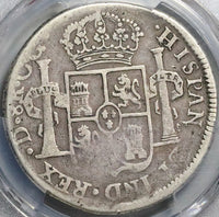 1822-D PCGS F 12 Mexico 8 Reales Durango War Independence Silver Coin (23030702C)