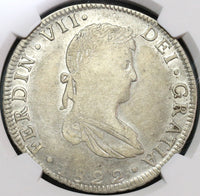 1822-Go NGC VF 30 War Independence Guanajuato 8 Reales Mexico Scarce Silver Coin (19100403C)