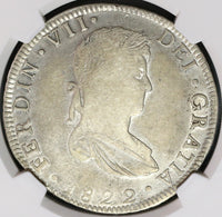 1822-Go NGC VF 30 War Independence Guanajuato 8 Reales Mexico Scarce Silver Coin (19100403C)