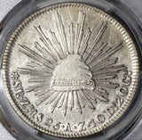 1825-Zs PCGS AU 53 Mexico 8 Reales Zacatecas Scarce Silver Very Scarce Dollar Coin (19120901D)