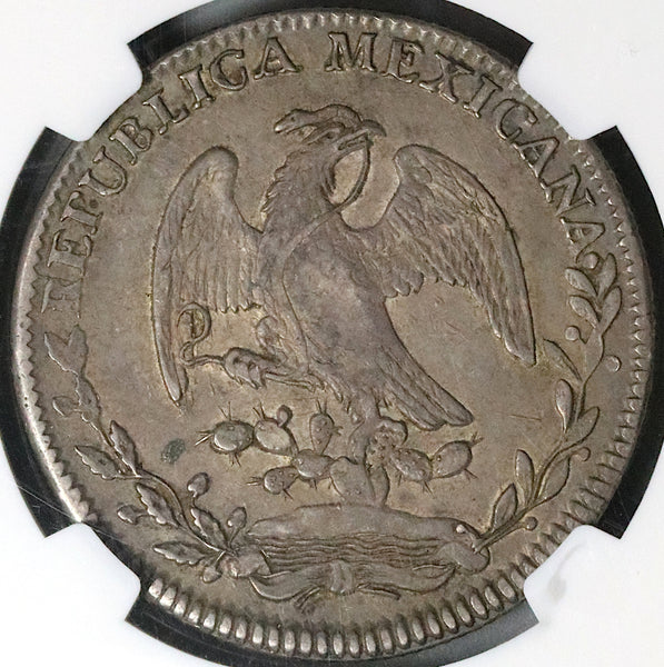 1827-Do NGC XF 40 Mexico 8 Reales Durango Mint Dies 1826 Silver