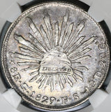 1829-Ga NGC VF 35 Mexico 8 Reales Guadalajara Rare Silver Coin (21062501C)