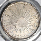 1829-Pi PCGS AU 58 Mexico 8 Reales Potosi Mint Rare Silver Coin POP 1/0 (20022305C)