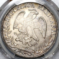 1829-Pi PCGS AU 58 Mexico 8 Reales Potosi Mint Rare Silver Coin POP 1/0 (20022305C)