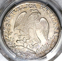 1829-Pi PCGS AU 58 Mexico 8 Reales Potosi Mint Rare Silver Coin POP 1/0 (20022305C)