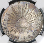 1830-Pi NGC AU 55 Mexico Silver 8 Reales Potosi Mint Scarce Coin (22011903C)