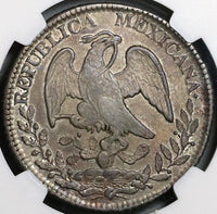1830-Pi NGC AU 55 Mexico Silver 8 Reales Potosi Mint Scarce Coin (22011903C)