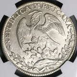 1831-Go NGC AU 58 Mexico 8 Reales Guanajuato Full J Silver Coin POP 2/3 (23041403C)