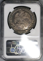 1831-Mo NGC AU 55 Mexico 8 reales Rare Cap Rays Silver Coin (18061002C)