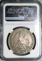 1832-Ga NGC AU 53 Mexico 8 Reales Guadalajara Scarce Silver Coin (22090407D)