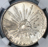1832-Go NGC MS 62 Mexico 8 Reales Guanajuato Silver Mint State Coin (21021802C)