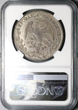 1832-Mo NGC AU 55 Mexico 8 Reales Cap Rays Silver Dollar Coin (23042202C)