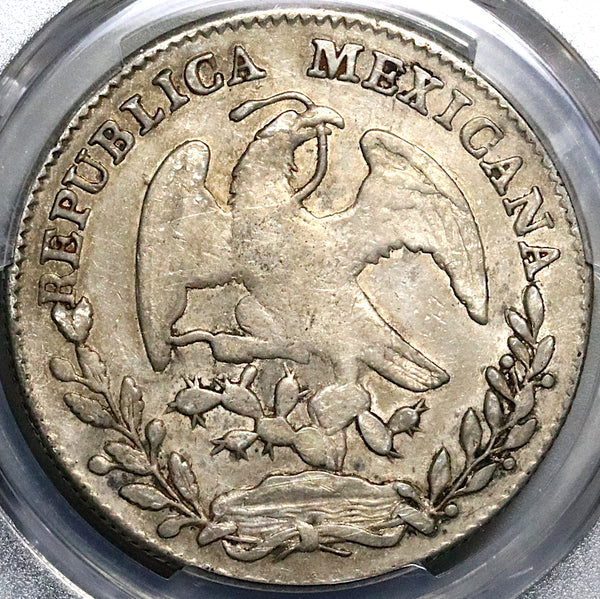 1833/2/1-Ga PCGS VF 35 Mexico 8 Reales Guadalajara Rare Silver