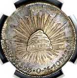1833-Zs NGC MS 61 MEXICO Silver 8 Reales Scarce Grade POP 1/5 Coin (18061601C)