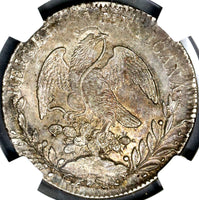 1833-Zs NGC MS 61 MEXICO Silver 8 Reales Scarce Grade POP 1/5 Coin (18061601C)