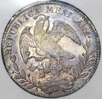 1834-Zs NGC MS 61 Mexico 8 Reales Scarce Silver Mint State Coin (19121301D)