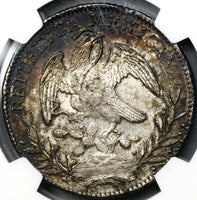 1835-Zs NGC MS 62 Mexico 8 Reales Zacatecas Mint Cap Rays Silver Coin (22051701C)