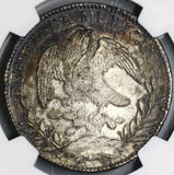 1835-Zs NGC MS 62 Mexico 8 Reales Zacatecas Mint State Silver Coin (22051701C)