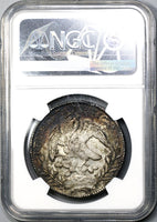 1835-Zs NGC MS 62 Mexico 8 Reales Zacatecas Mint Cap Rays Silver Coin (22051701C)