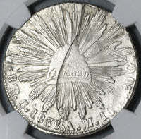 1836-Ca NGC XF Det Mexico 8 Reales Chihuahua Mint Silver Rare Coin (21020603C)