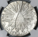 1836-Ca NGC XF Det Mexico 8 Reales Chihuahua Mint Silver Rare Coin (21020603C)