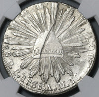 1836-Ca NGC XF Det Mexico 8 Reales Chihuahua Mint Silver Rare Coin (21020603C)