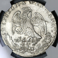 1836-Ca NGC XF Det Mexico 8 Reales Chihuahua Mint Silver Rare Coin (21020603C)