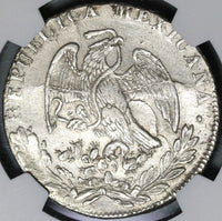 1836-Ca NGC XF Det Mexico 8 Reales Chihuahua Mint Silver Rare Coin (21020603C)