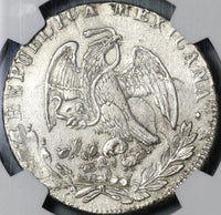 1836-Ca NGC XF Det Mexico 8 Reales Chihuahua Mint Silver Rare Coin (21020603C)