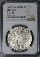 1836-Ca NGC XF Det Mexico 8 Reales Chihuahua Mint Silver Rare Coin (21020603C)