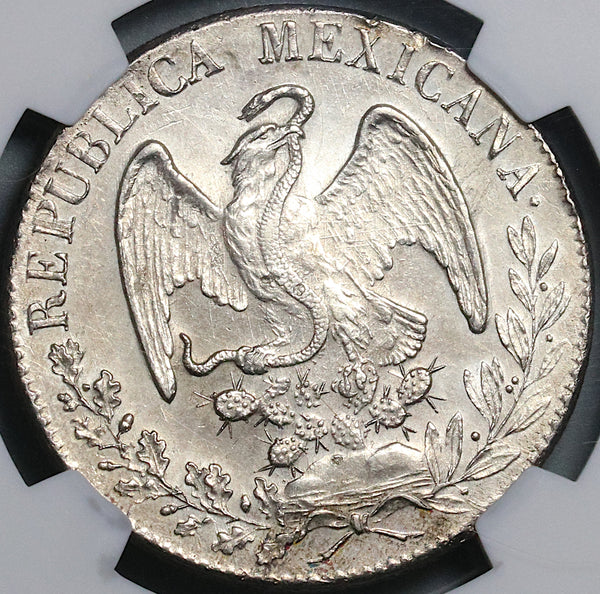 1836-Do NGC MS 61 Mexico 8 Reales Durango Mint State Rare