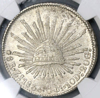 1836-Zs NGC MS 61 Mexico Silver 8 Reales Rare Grade Coin POP 2/2 (17080702D)