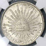 1836-Zs NGC MS 61 Mexico Silver 8 Reales Rare Grade Coin POP 2/2 (17080702D)