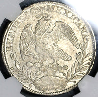 1836-Zs NGC MS 61 Mexico Silver 8 Reales Rare Grade Coin POP 2/2 (17080702D)