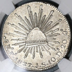 1837-Pi NGC AU Det Mexico 8 Reales Scarce Potosi Mint Silver Coin (20052301C)