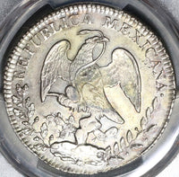 1837-Pi PCGS MS 62 Mexico 8 Reales Scarce Potosi Silver Coin POP 4/0 (20042802C)