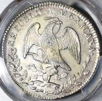 1837-Pi PCGS MS 62 Mexico 8 Reales Scarce Potosi Silver Coin POP 4/0 (20042802C)