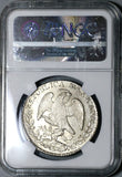 1838-Pi NGC MS 62 Mexico Silver 8 Reales Coin POP 1/2 Rare Grade (17020901D)