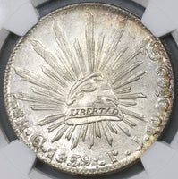1839-Go NGC MS 63 Mexico 8 Reales Guanajuato Silver Coin POP 6/4 (18111202C)