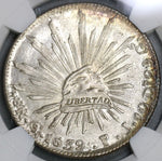 1839-Go NGC MS 63 Mexico 8 Reales Guanajuato Silver Coin POP 6/4 (18111202C)