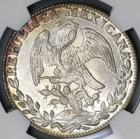 1839-Go NGC MS 63 Mexico 8 Reales Guanajuato Silver Coin POP 6/4 (18111202C)