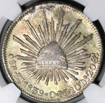 1839-Zs NGC MS 61 Mexico 8 Reales Rare Zacatecas Mint Silver Coin (22082701C)