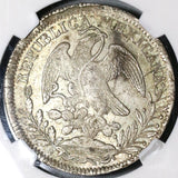 1839-Zs NGC MS 62 Mexico 8 Reales Rare Silver Mint State Coin POP 5/0 (20011701C)