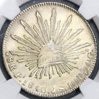 1840-Pi JS NGC MS 63 Mexico 8 Reales Very Scarce Potosi Silver Coin (19081202C)