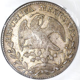 1843-Ga MC NGC AU 50 Mexico 8 Reales Guadalajara Mint Rare Silver Coin (20031701C)